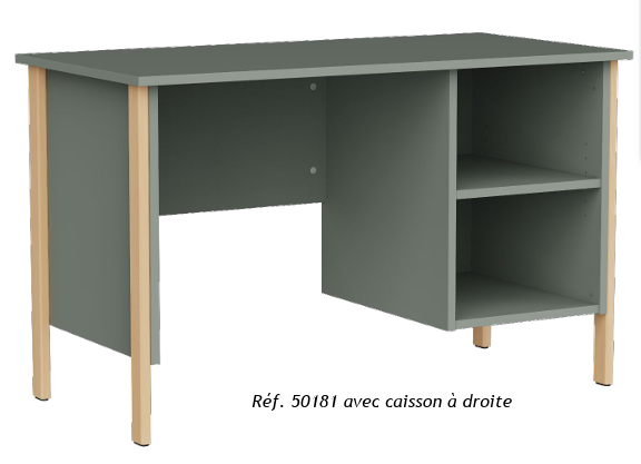 Bureau 1 niche NYXOS.
Niche à postionner à droite ou à gauche - position définitive