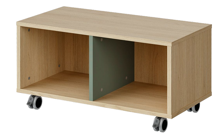 Assise mobile 2 places sur roulettes FLEXIPOD
LHP : 80 x 42 x 40 cm