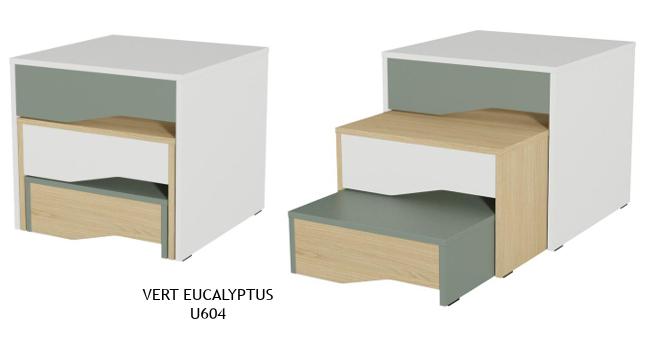 Lot de 3 podiums TRIPOD