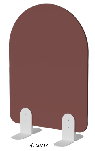 Claustra KAWAI sur patins.
2 hauteurs au choix
Largeur 80 cm
Piètement en poudre époxy Réglisse 9005M (visserie noire).