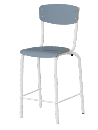 Chaise haute ESSENS Édition. Hauteur 630 mm
Assise et dossier en hêtre mulitplis ép.8 mm recouvert d'une feuille de stratifié ép.10/10ème.
Dossier et assise en applique sur la structure.
Structure époxy suivant notre nuancier.
Garniture stratifié U502 ou U960 ou U335 ou U604.