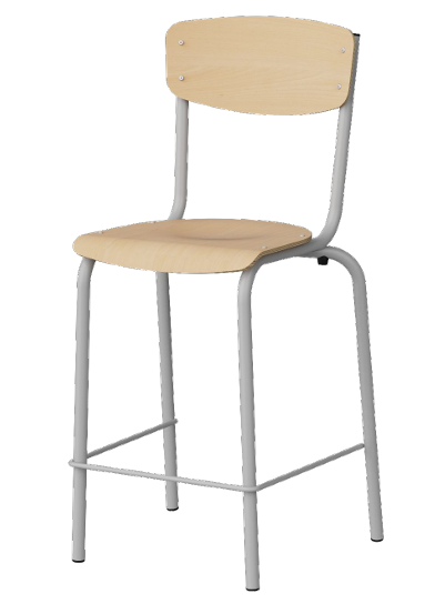 Chaise haute ESSENS. hauteur 630 mm
Assise et dossier en hêtre mulitplis ép.8 mm
Dossier et assise en applique sur la structure.
Structure époxy suivant notre nuancier.
Garniture en hêtre naturel vernis.