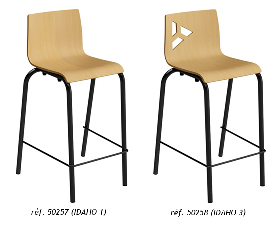 DPC - Chaise haute IDAHO 63 cm 
2 coques au choix : IDAHO1 ou IDAHO3