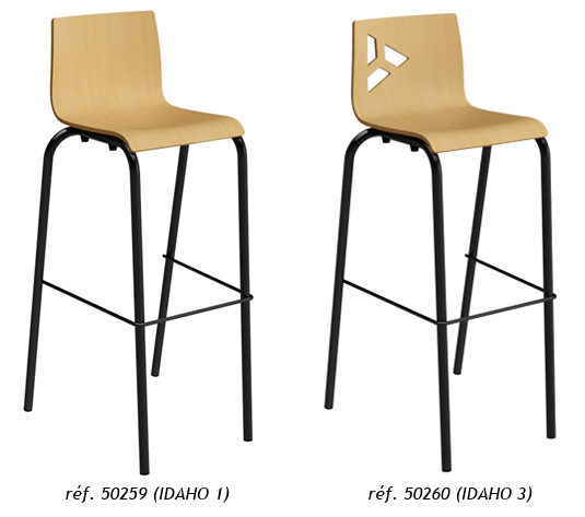 DPC - Chaise haute IDAHO 82 cm 
2 coques au choix : IDAHO1 ou IDAHO3