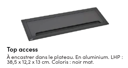 Top Access Noir
