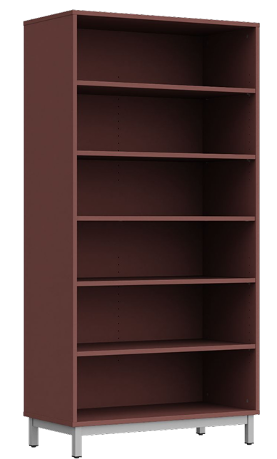 Bibliothèque haute L90.
Structure et tablettes de la même couleur