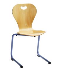 Chaise DALLAS - appui sur table - piétement aluminium