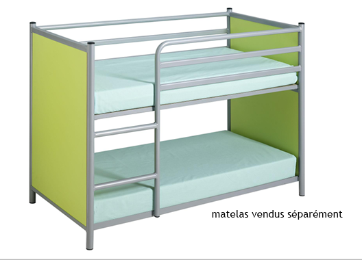 Lits superposés métallique maternelle DPC - Lits superposés métallique maternelle