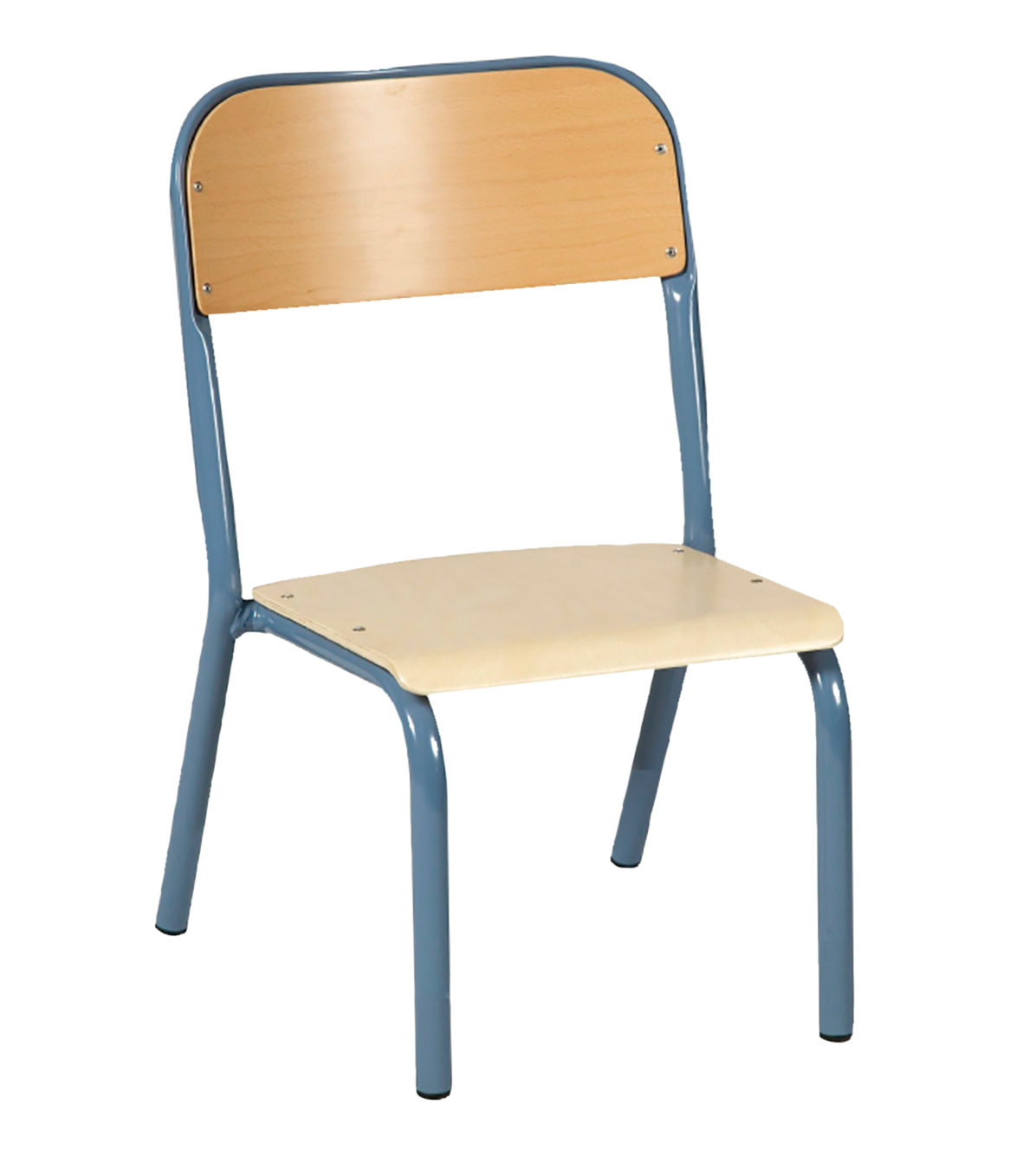 Chaise VLORE maternelle (hauteur T3) pour enseignant (assise et dossier T6)