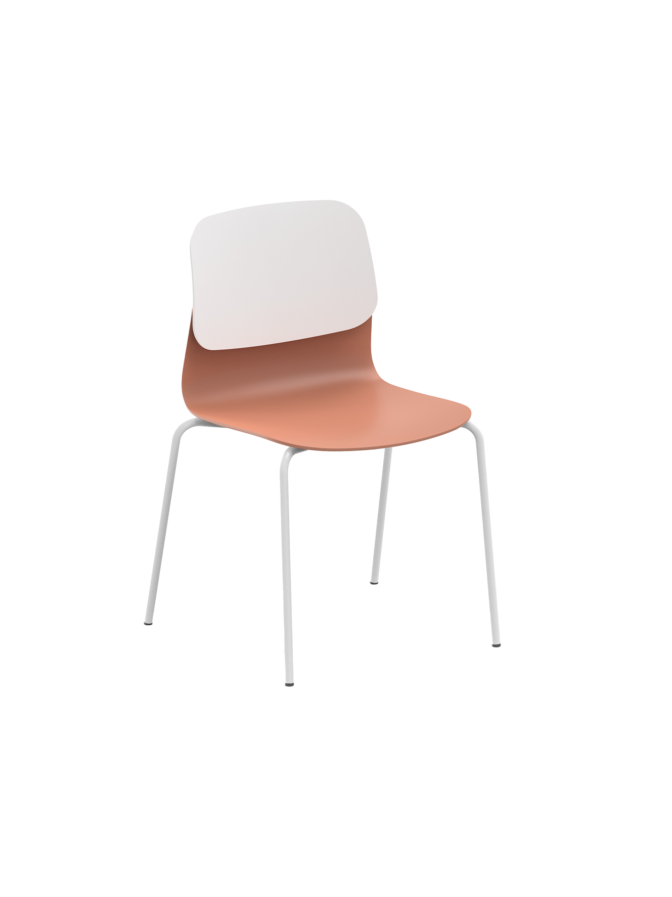 Chaise KLIK 4 pieds métal assise et dossier POLYPRO